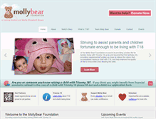 Tablet Screenshot of mollybear.org